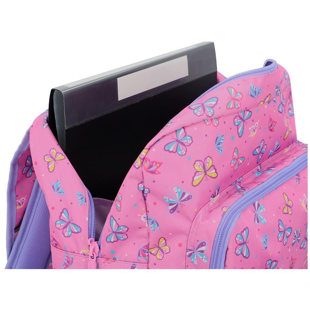Mochila Xtrem Harvey 6xt Mariposas Rosado/morado image number 5.0