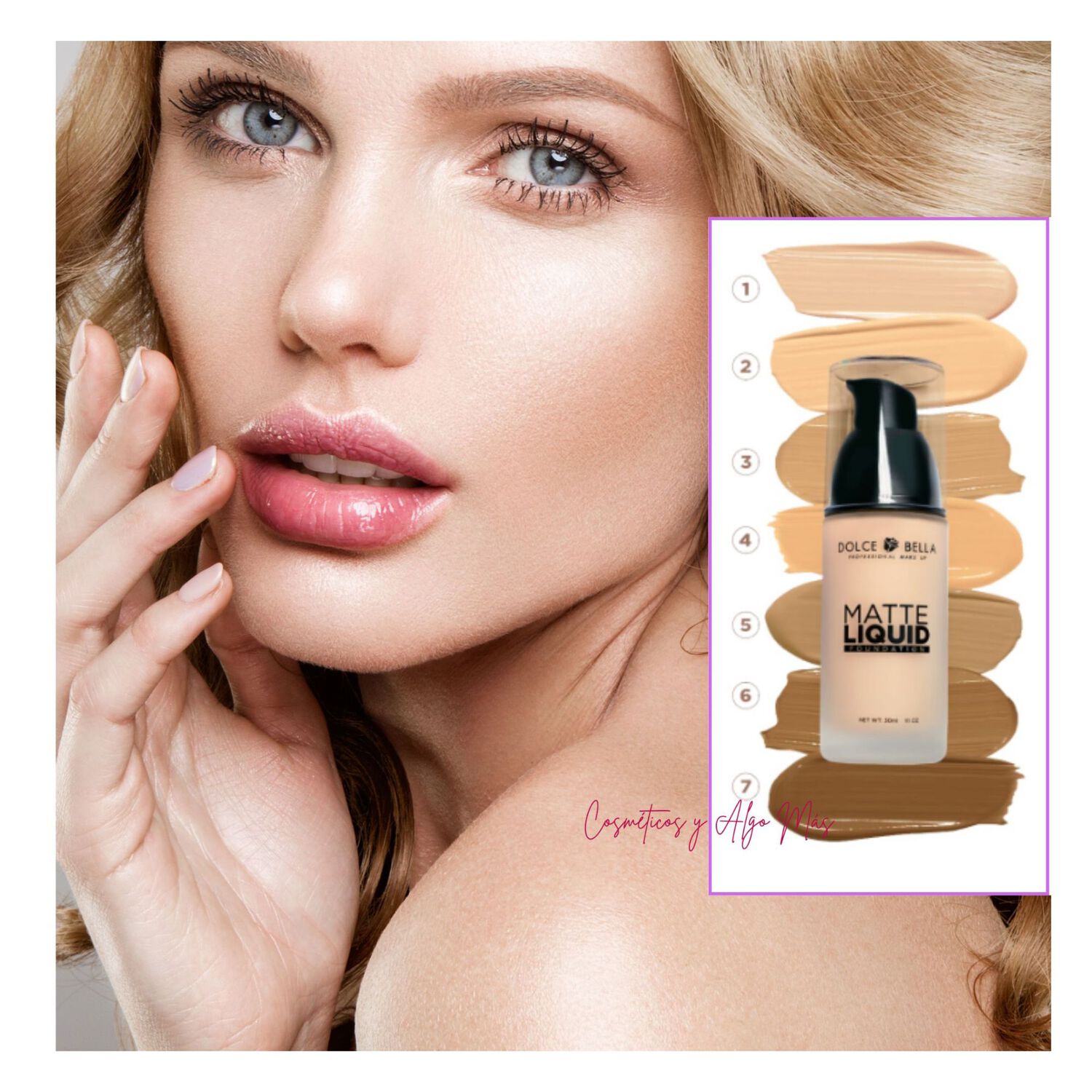 Base De Maquillaje Profesional Con Efecto Matte Tono 001 image number 0.0