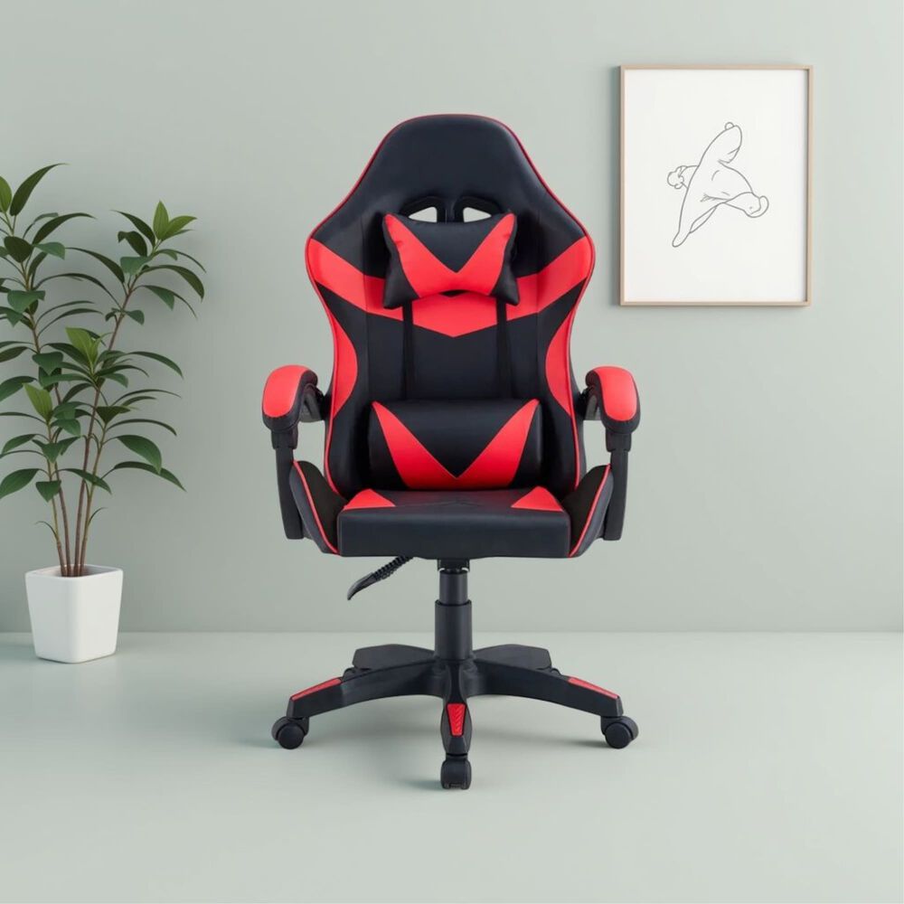 Silla Gamer Tokio Negra Y Roja - Ergon&oacute;mica Con Cojines Y Reclinable Para Un Confort &Oacute;ptimo image number 6.0