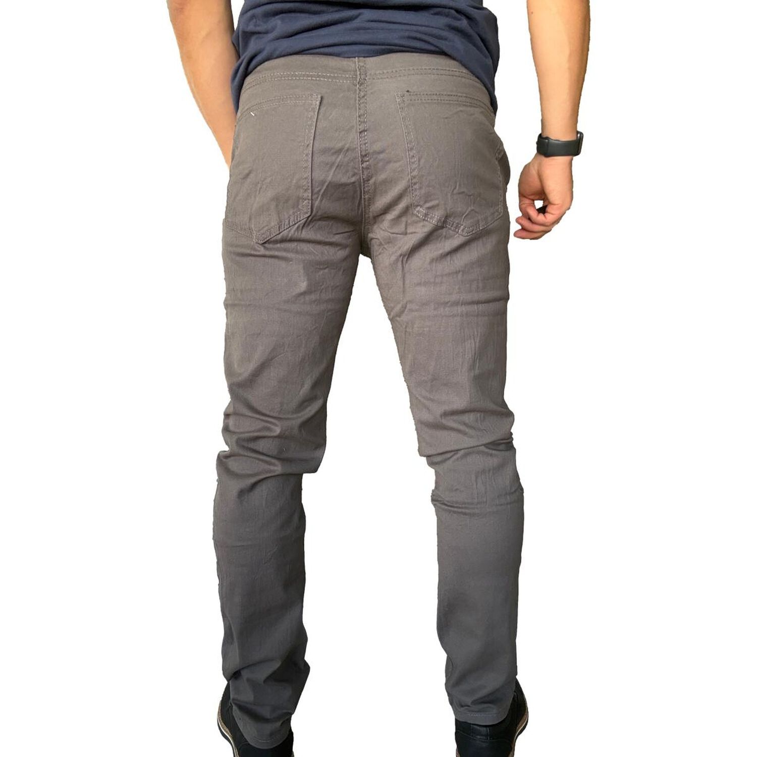Pantal&oacute;n Tela Elasticado Slim Fit Bolsillo Argentino image number 31.0