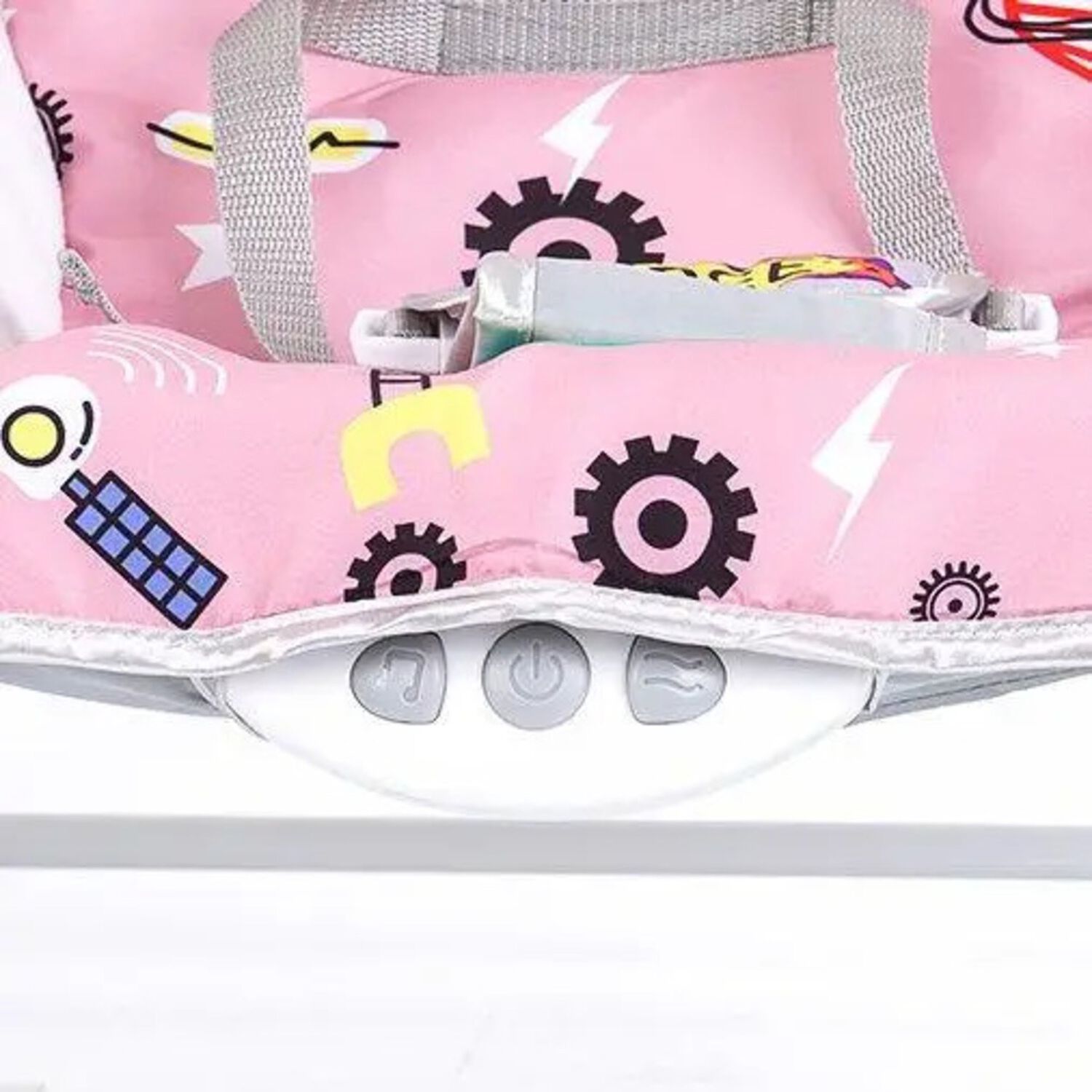 Silla Nido Mecedora Rocker Robot Rosado image number 5.0