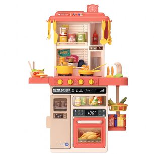 Cocina Infantil Grande 50pcs Con Spray Y Sonidos