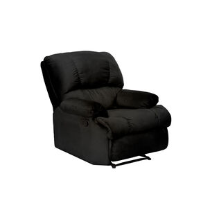 Bergere Perugia Reclinable Tela Velvet Negro