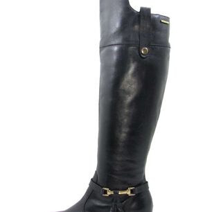 Bota Cuero Negro V&iacute;a Franca Art. 5914020preto