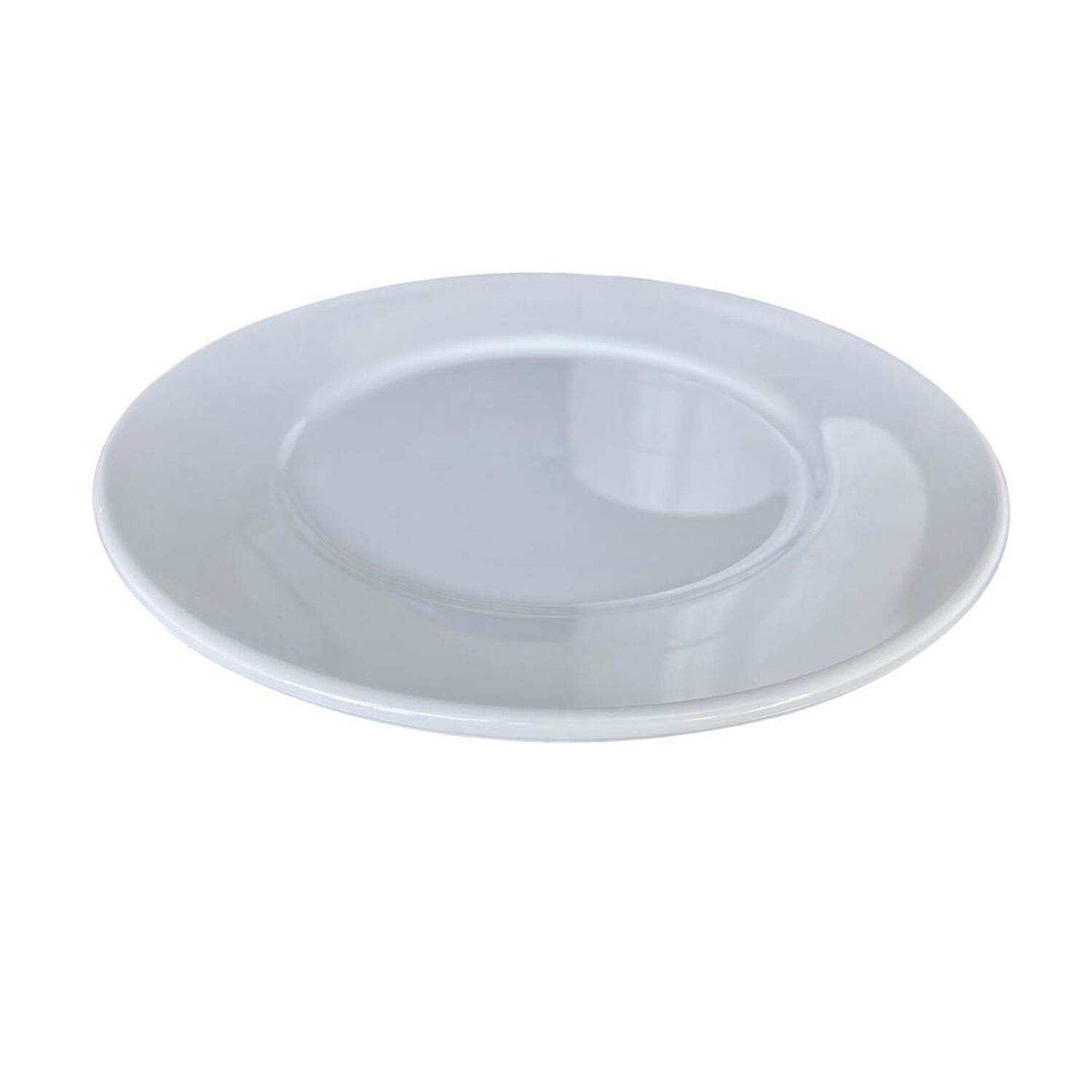 Set De 6 Plato De Policarbonato Blanco 19 Cm image number 1.0