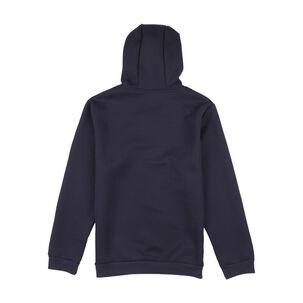Polerón Liso Cuello Redondo Con Capucha Hombre Az Black
