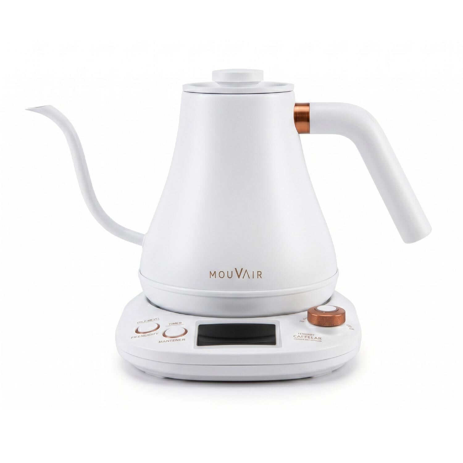 Hervidor El&eacute;ctrico Cuello De Cisne Con Control De Temperatura Mouvair Swan Blanco image number 0.0
