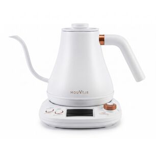 Hervidor El&eacute;ctrico Cuello De Cisne Con Control De Temperatura Mouvair Swan Blanco