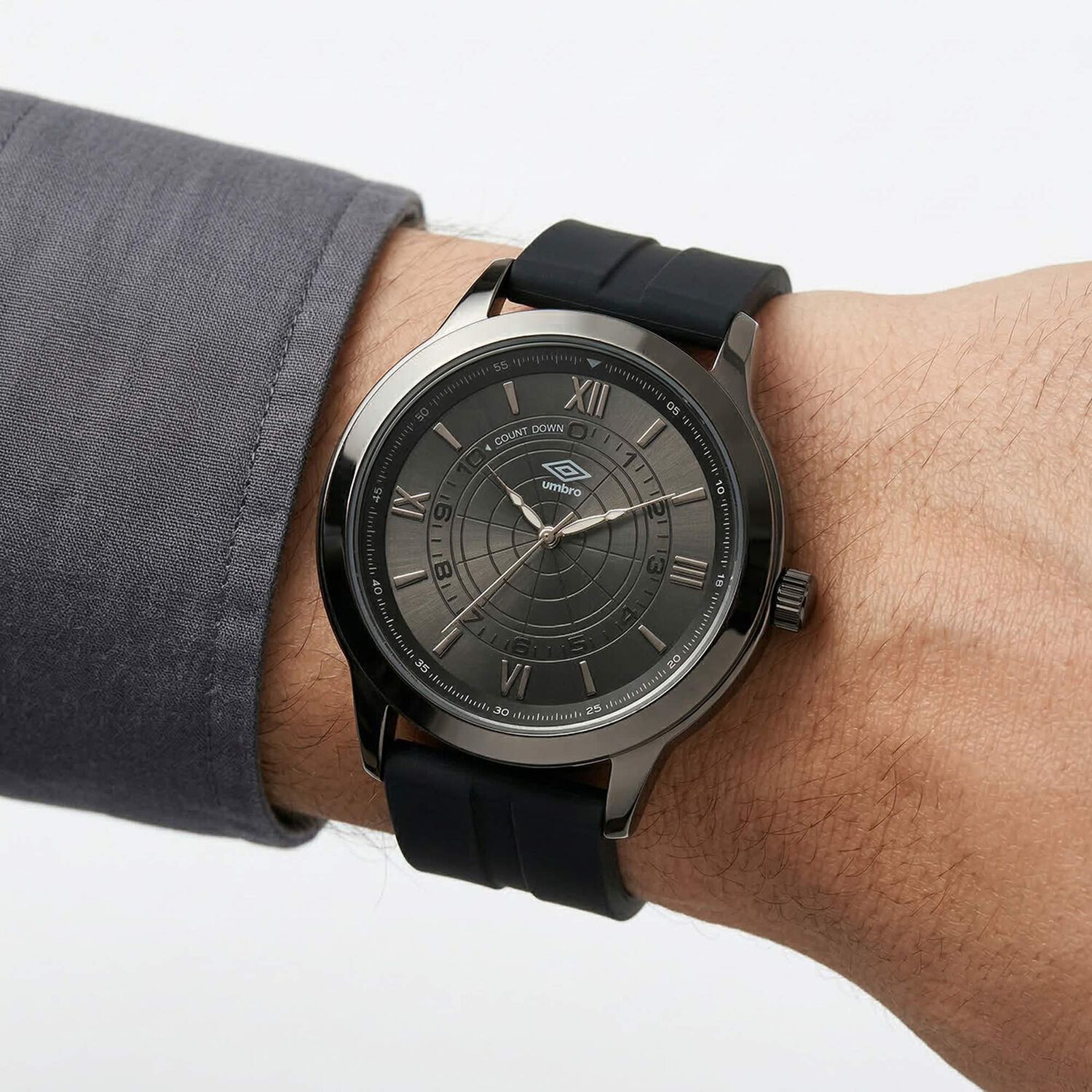 Reloj An&aacute;logo Hombre Umbro Plus Negro Umbp-1500-149 image number 2.0