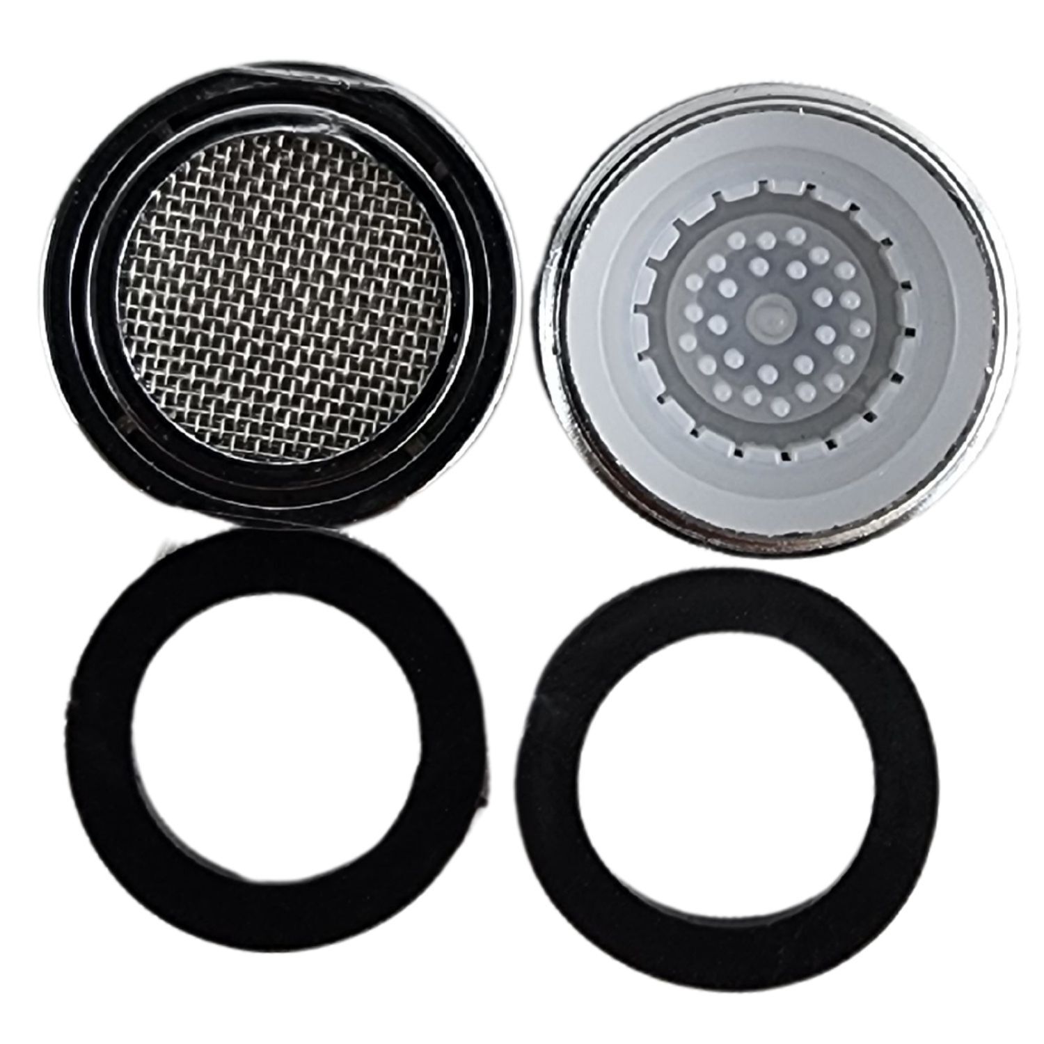 Set Filtro De Grifo 2 Piezas Gris Accesorio Ba&ntilde;o image number 2.0