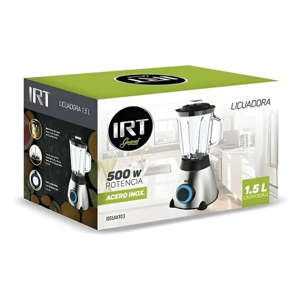 Licuadora Irt I005licuak903 Jarra De Vidrio 1.5l 500w Color Transparente image number 2.0