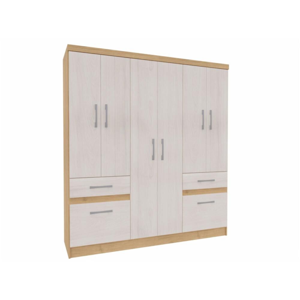 Clóset Casa Ideal B544 / 6 Puertas / 2 Cajones / 2 Zapateras