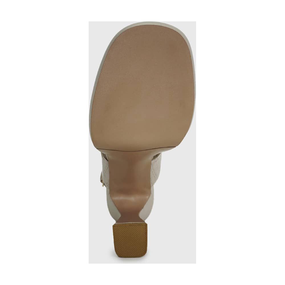 Sandalia Cuero Kader Beige image number 3.0