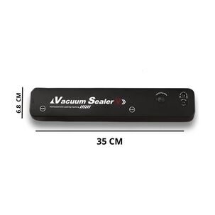 Maquina Selladora Al Vac&iacute;o Alimentos Sellador Negro Bolsas