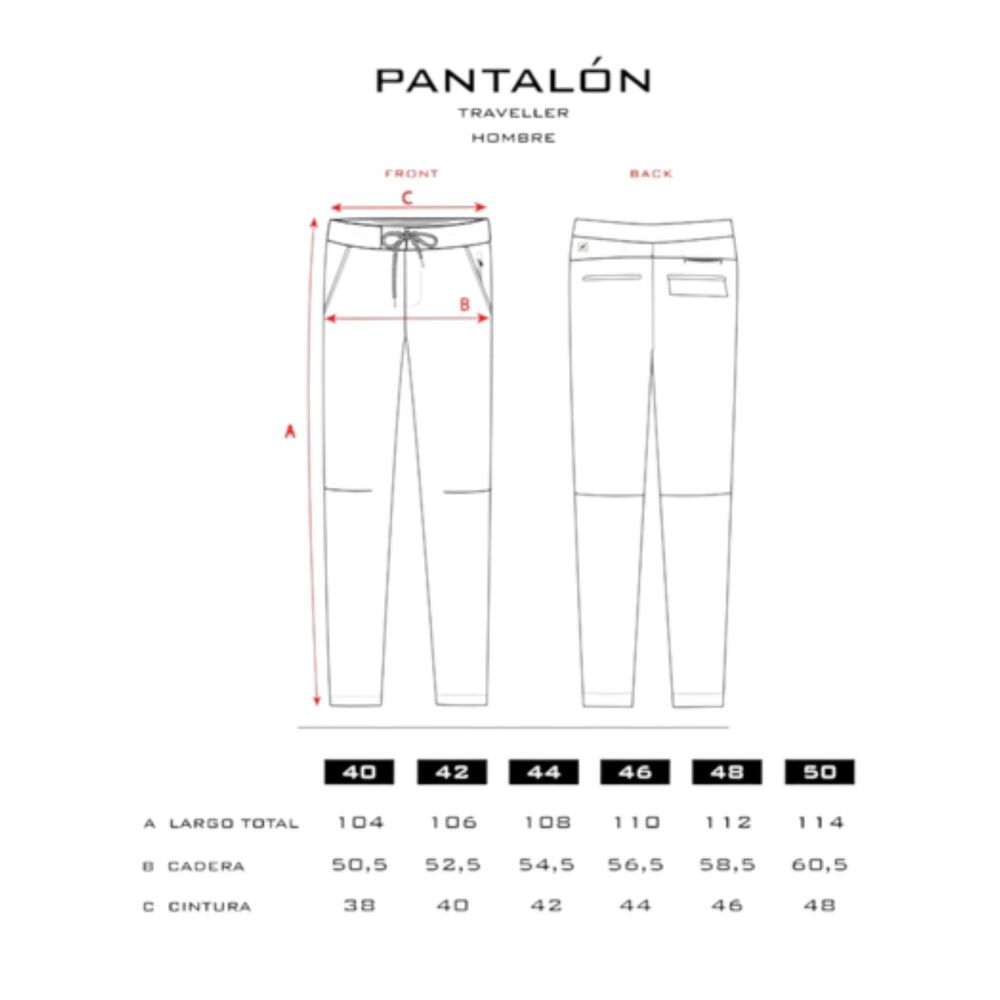 Pantal&oacute;n Traveller Camel Hombre Falcone image number 6.0