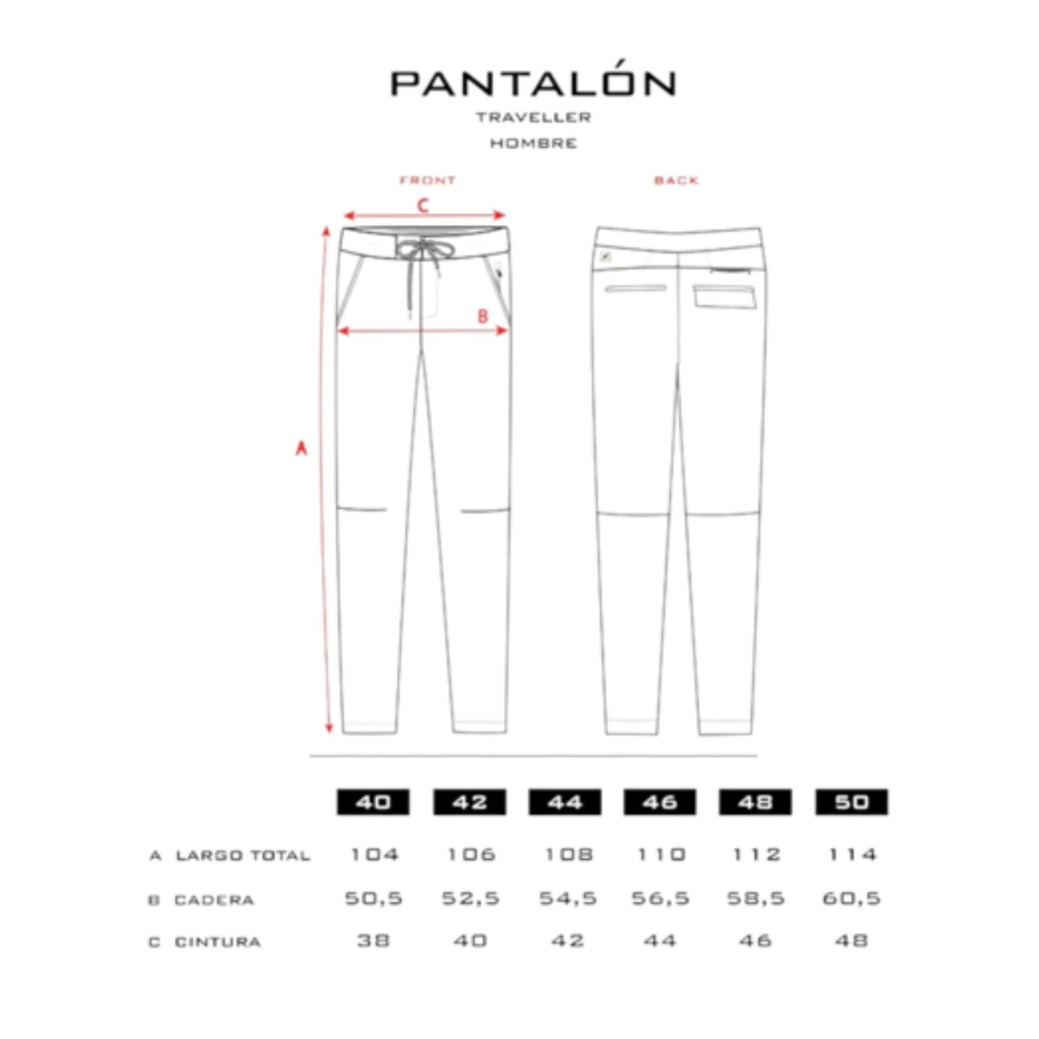 Pantal&oacute;n Traveller Camel Hombre Falcone image number 6.0