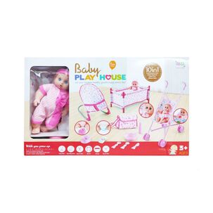 Set De Juguete Beb&eacute; Mu&ntilde;eca 10 En 1 Accesorios