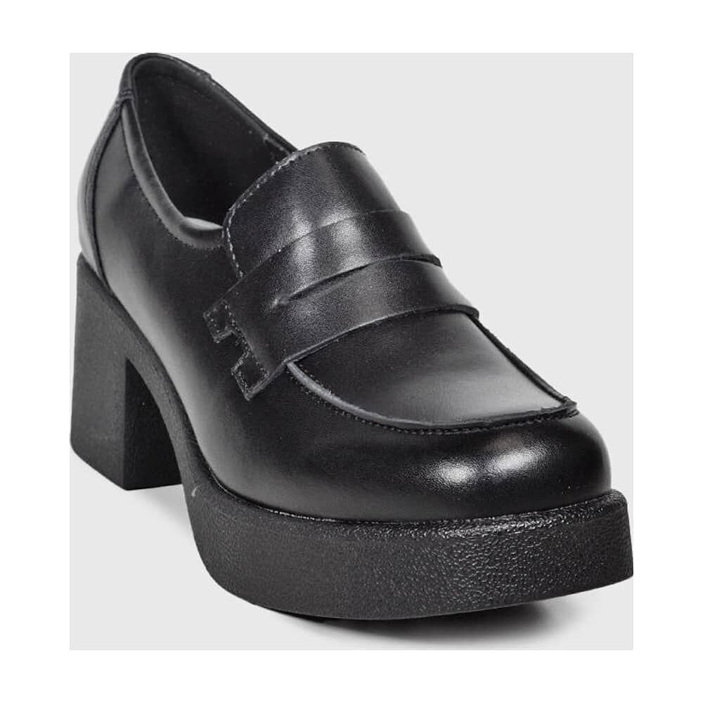 Zapato Cuero Syriana Negro image number 1.0