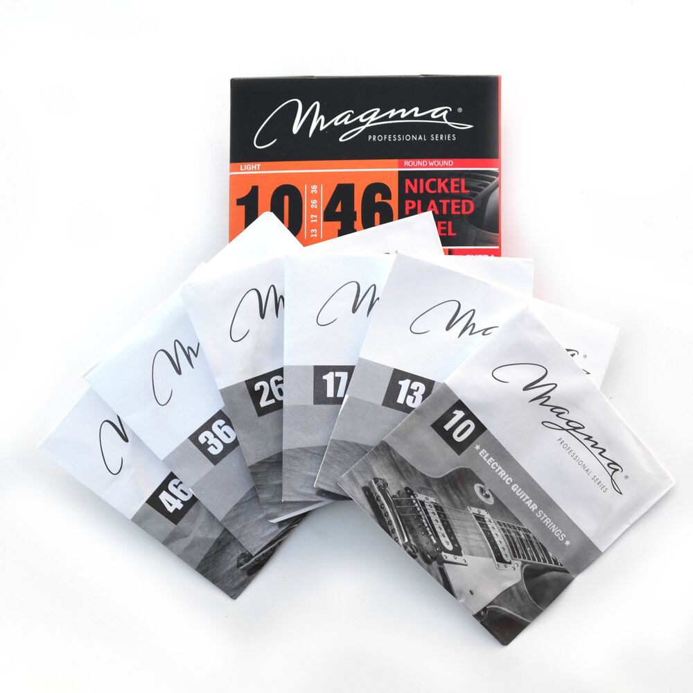 Set Cuerdas Guitarra El&eacute;ctrica Ge140n Magma image number 3.0