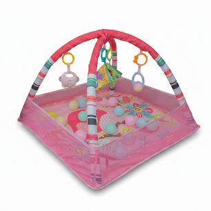 Gimnasio Corral Con Pelotas Rosado