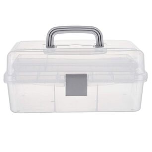 Caja Organizadora Grande Herramientas 3 Niveles Con Asas 30x14