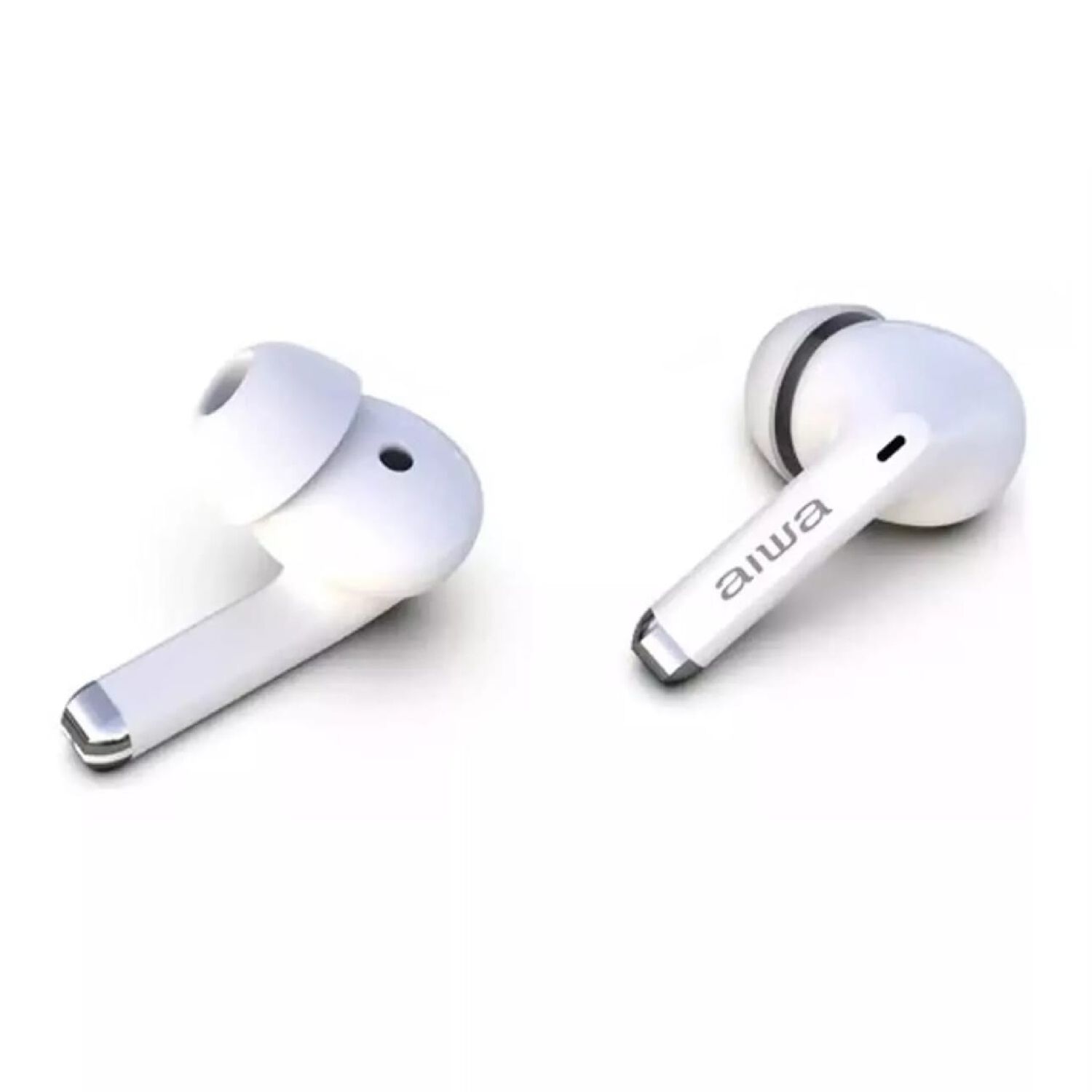 Aud&iacute;fonos Bluetooth Aiwa In-ear Inal&aacute;mbricos Blanco Con Estuche . image number 0.0
