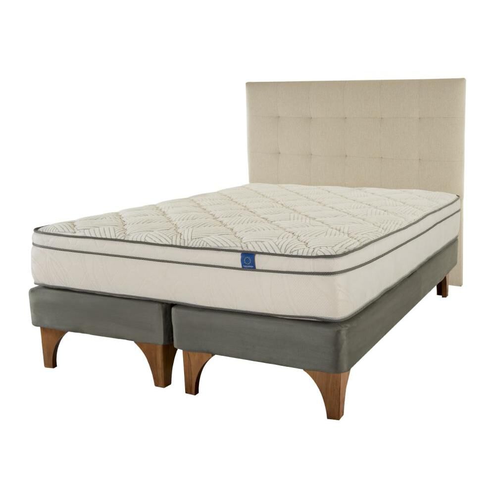 Cama Europea Flex Valencia / King / Base Dividida + Respaldo image number 0.0