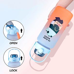 Botellas Agua Motivacionales 2l 900ml A Prueba De Fugas