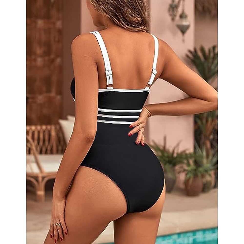 Traje De Ba&ntilde;o Block Mujer Gloriahoon image number 5.0