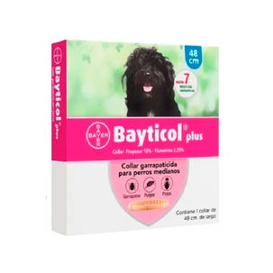 Collar Bayticol Pulgas Garrapatas Perros 48 Cm Medianos.
