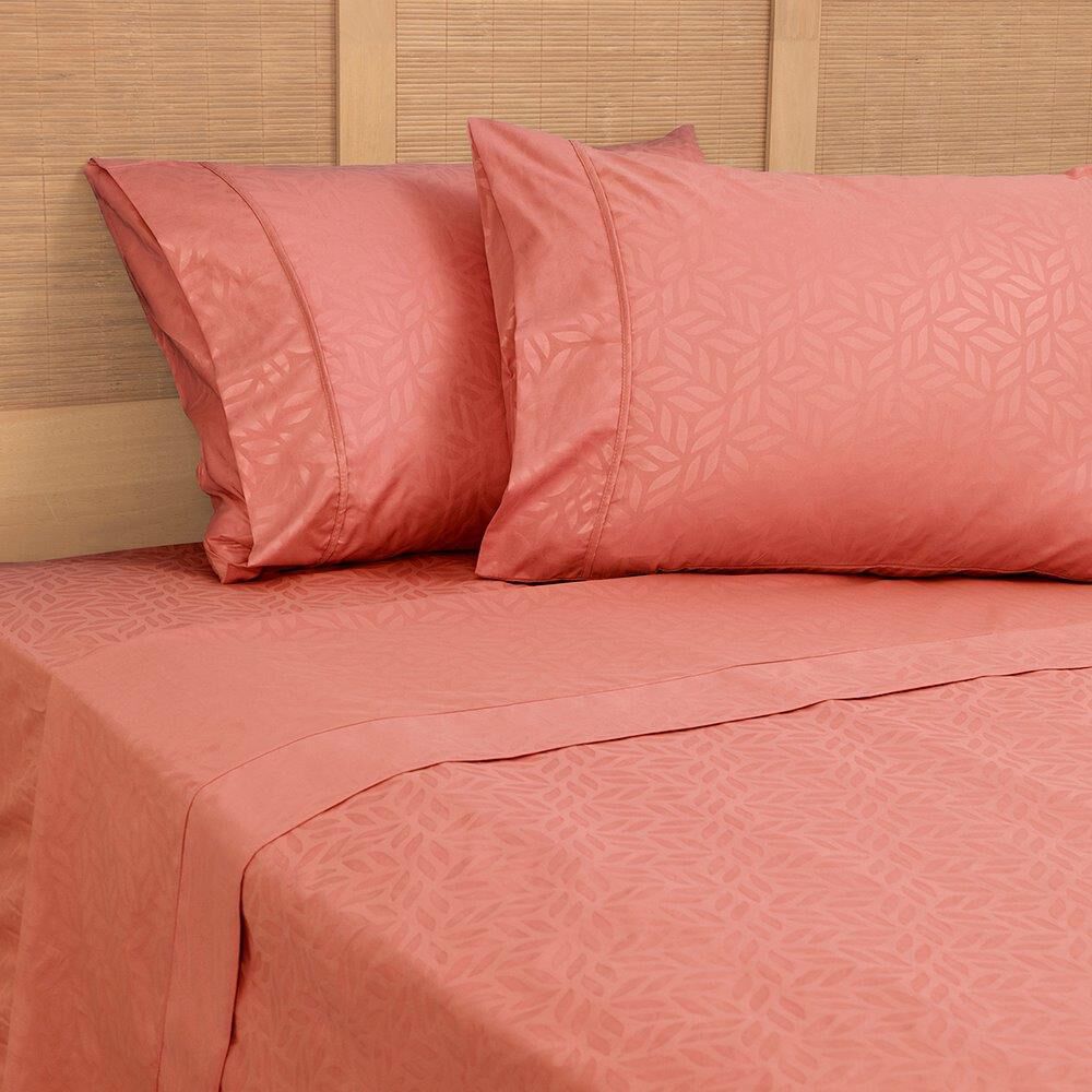 Sabana Plumetti Embossed King Terracota image number 2.0