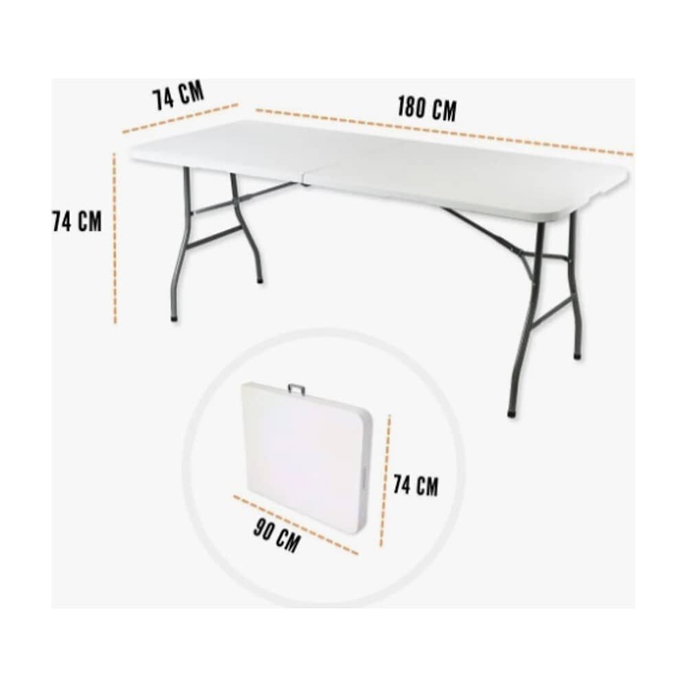 Mesa Plegable Color Blanco image number 2.0
