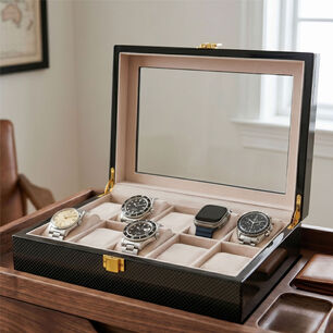 Caja De Almacenamiento De Reloj 10 Separaciones