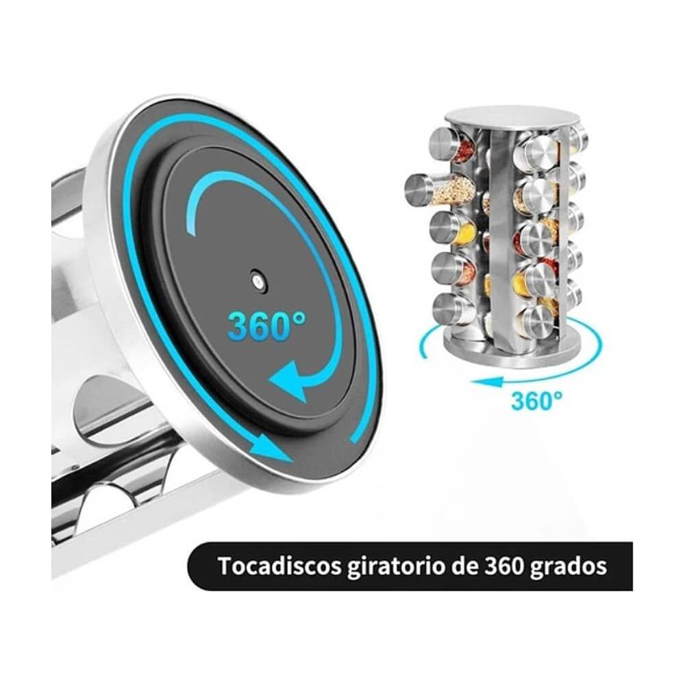 Rack Condimentero Especiero Giratorio Cocina 20 Pc image number 2.0