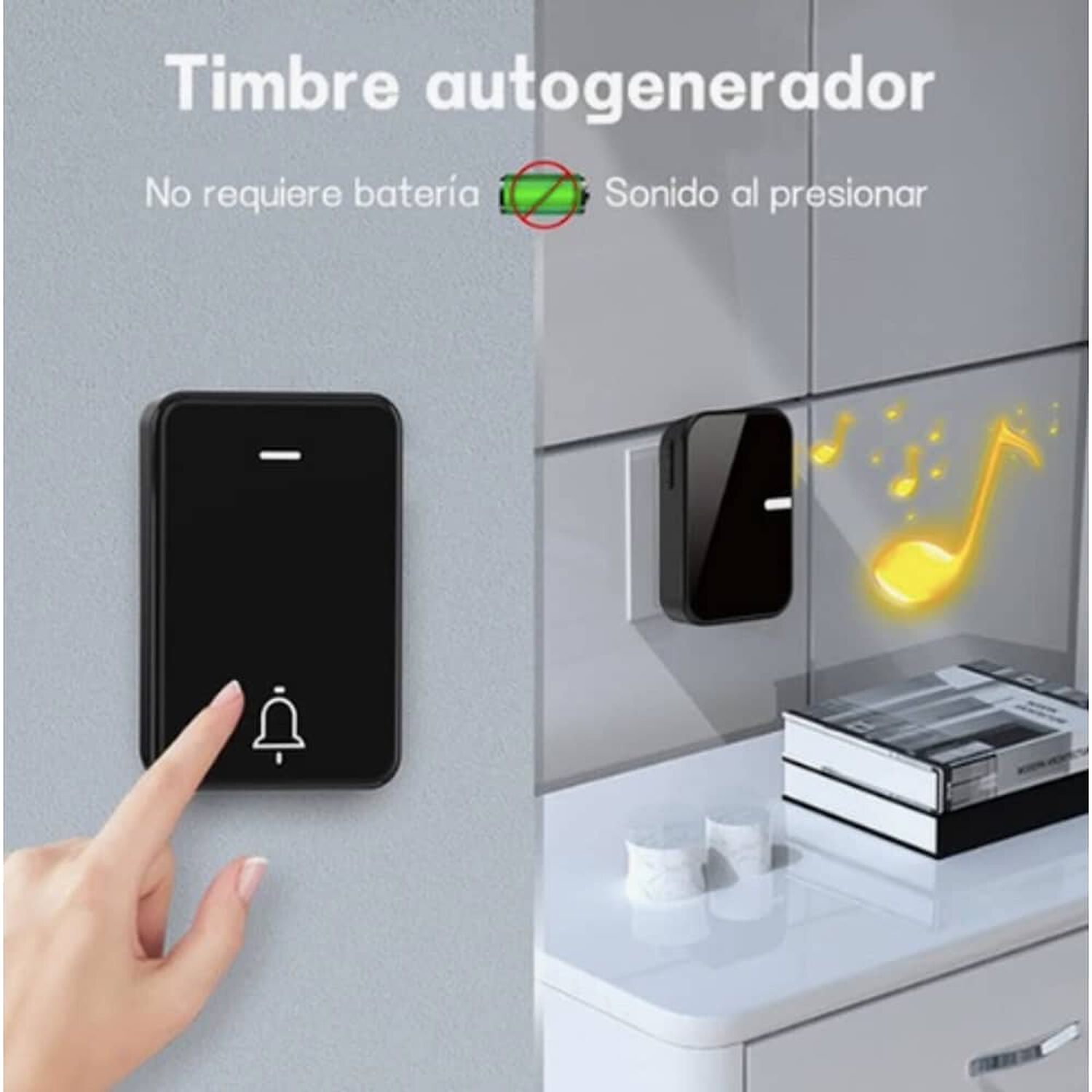 Timbre Inalambrico Exterior Portatil image number 6.0