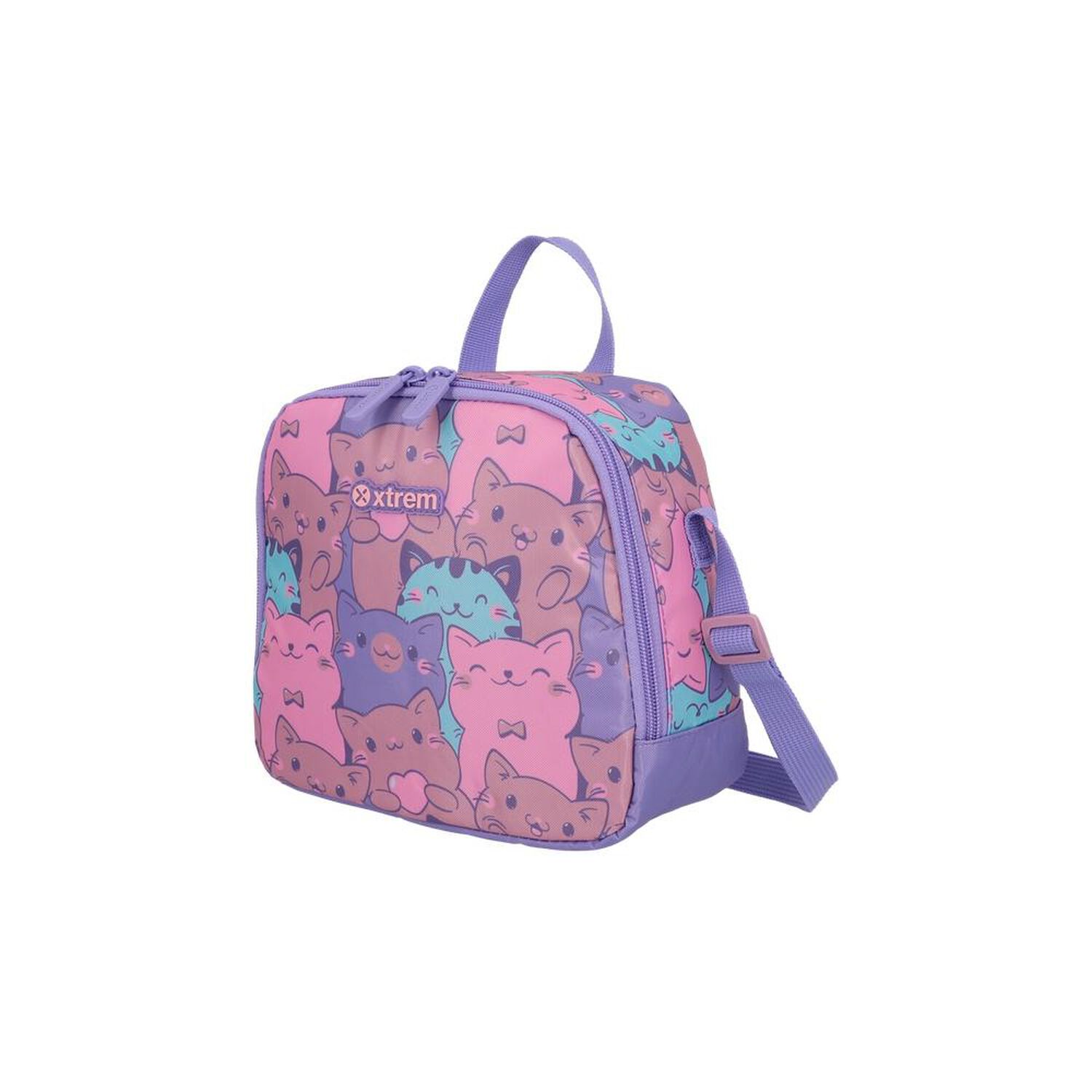 Minipack 6xt Mochila Ni&ntilde;a Xtrem Gatos Lila image number 3.0