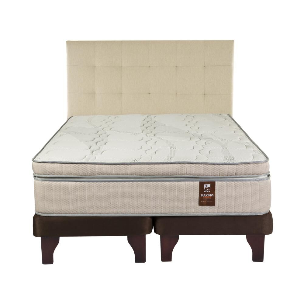 Cama Europea Flex Máximo Cobre / 2 Plazas / Base Dividida image number 1.0