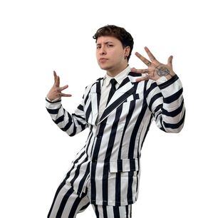 Disfraz Beetlejuice Halloween Con Corbata