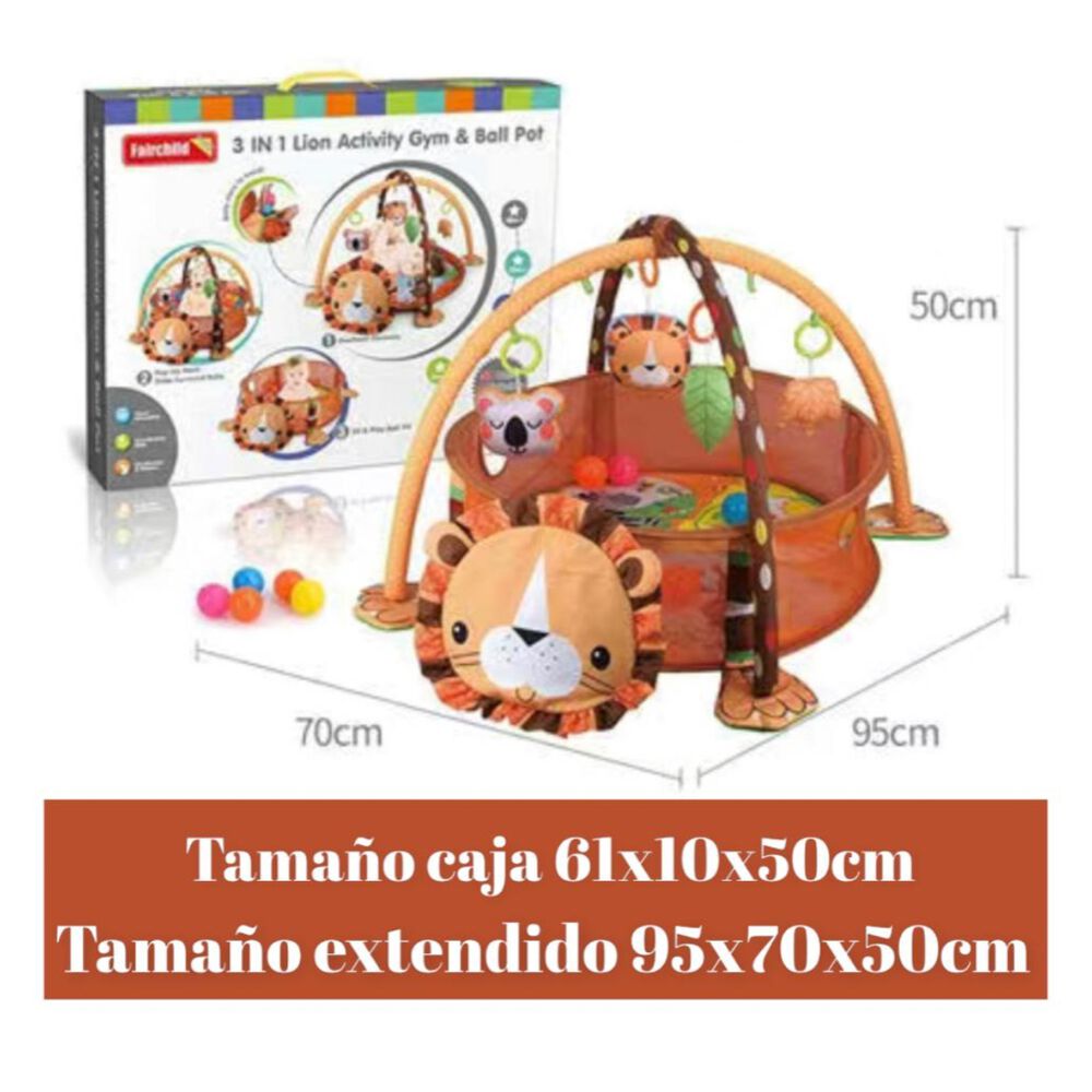 Gimnasio Bebé 3 En 1 Con Pelotitas Lubabycas image number 5.0