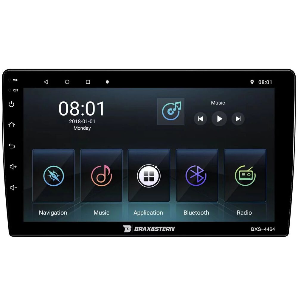 Radio Auto Android 2 Din Hd 9'' 2gb Ram Wifi Gps Bxs-4464 image number 0.0