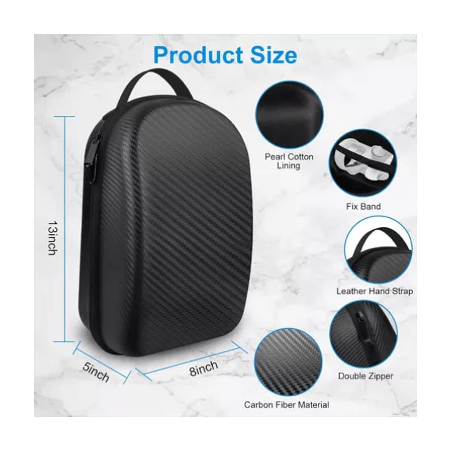 Bolso Antigolpes Transporte Fibra Para Meta (oculus) Quest 2 image number 2.0