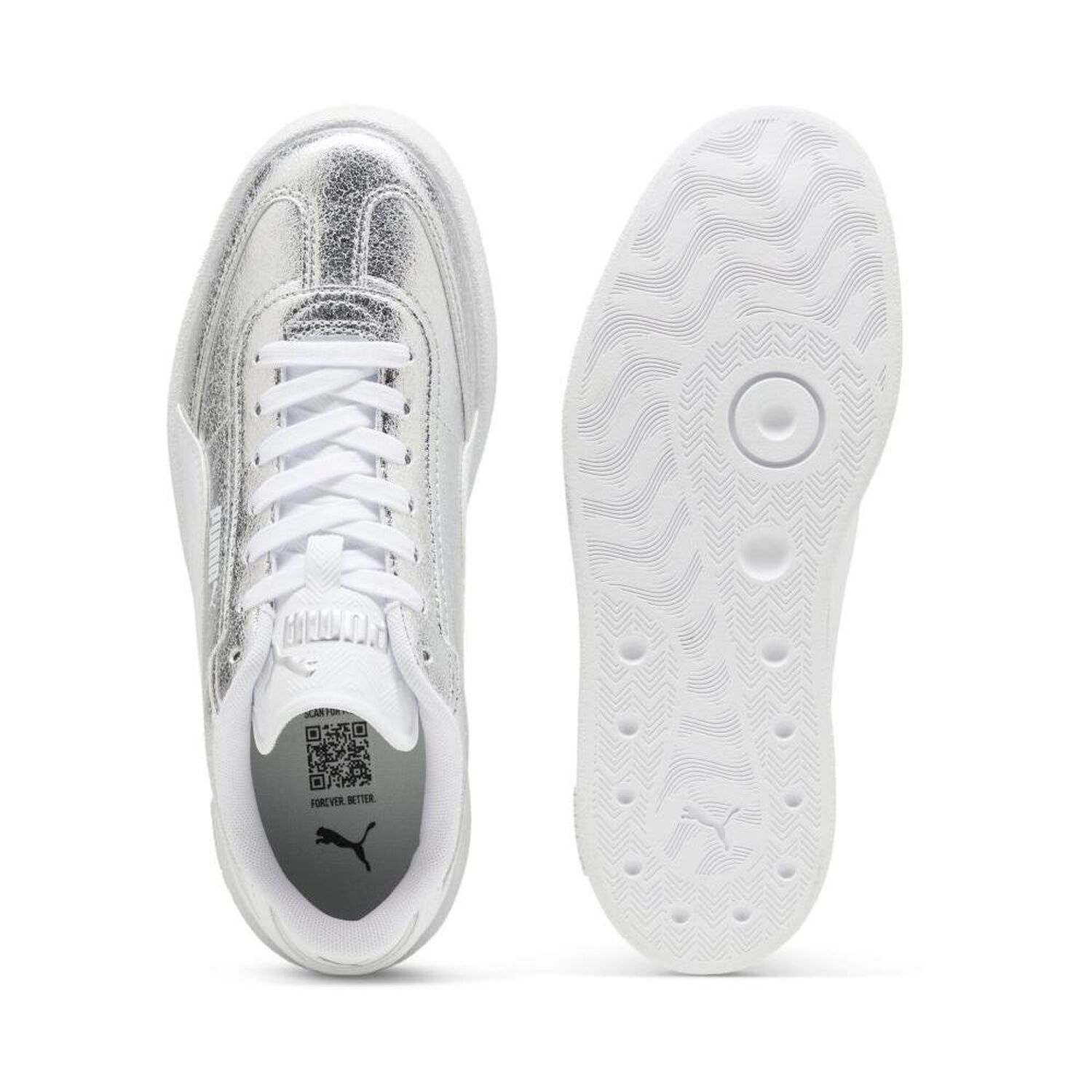 Zapatilla Urbana Unisex Puma Puma Club Ii Era Metallic Whisper Met&aacute;lico image number 4.0