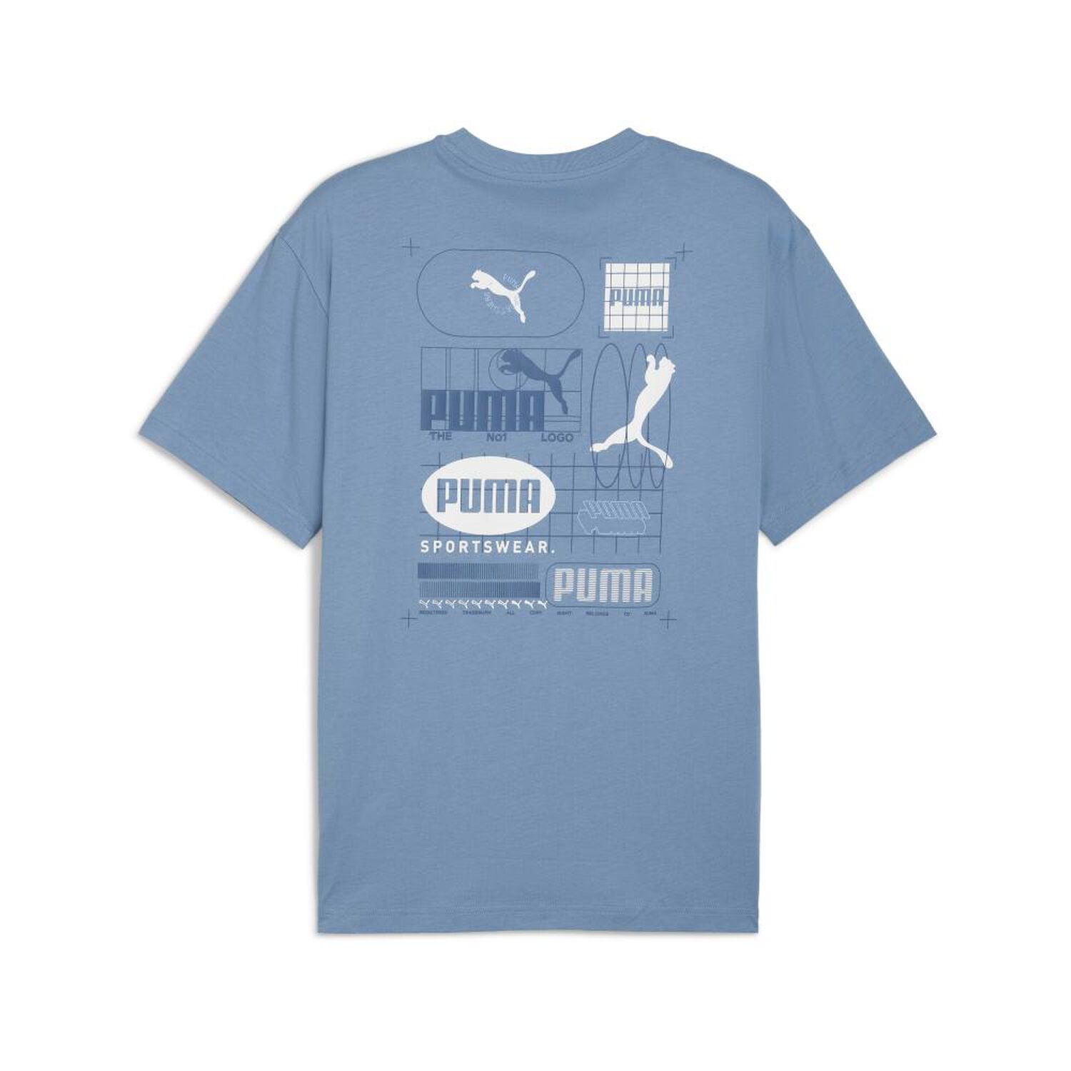 Polera Deportiva Hombre Puma Graphic Grid Tee image number 1.0