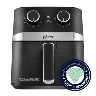 Oster Freidora De Aire Manual, Recubrimiento Oster Diamondforce, 4l De Capacidad, Con Controles De Tiempo Y Temperatura, Ckstaf401mdf