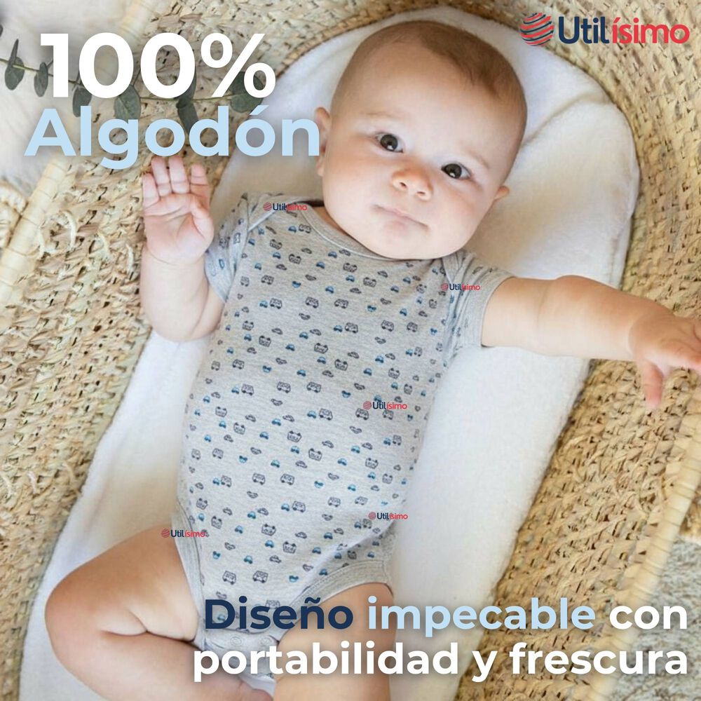 Pack 4 Bodys Ni&ntilde;o Manga Corta Tedmimak 100% Algod&oacute;n Ready Fun image number 2.0