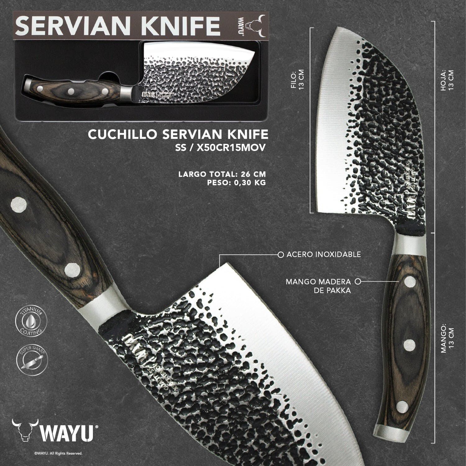 Cuchillo Hammer Serbian Wayu image number 1.0