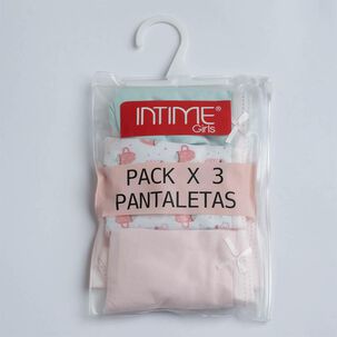 Pack Calzon Niña Intime