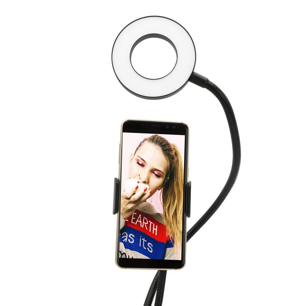 Aro De Luz Para Streaming Con Soporte Tipo Clip Sr134 Pro image number 6.0