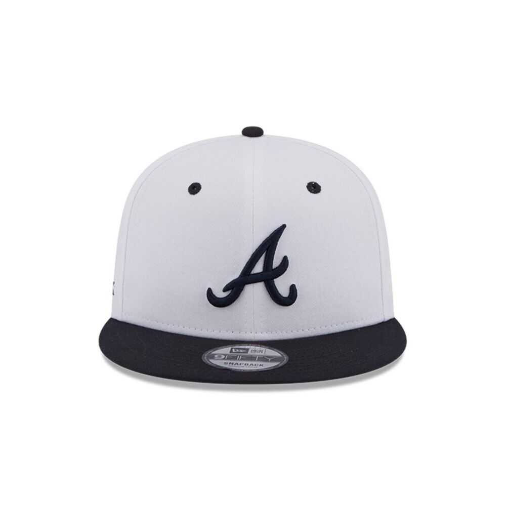 Gorra 9fifty Atlanta Braves Mlb White Crwn Patch White image number 2.0