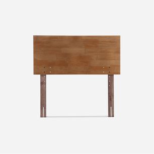 Cama Europea Rosen Ergo T / 1 Plaza / Base Normal + Respaldo tabor Caramelo